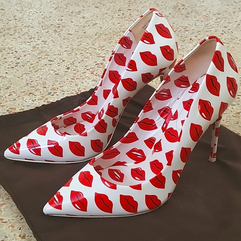 Aldo Stessy Lips Print Kiss Limited Edition pumps